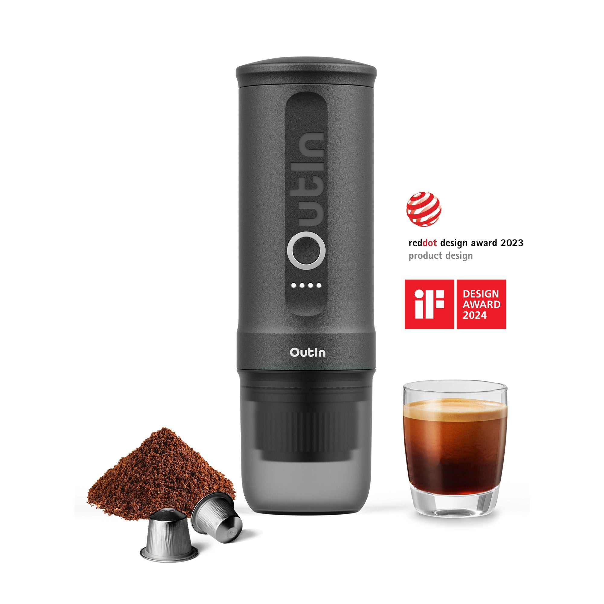 Nano Portable Espresso Machine (Space Grey)