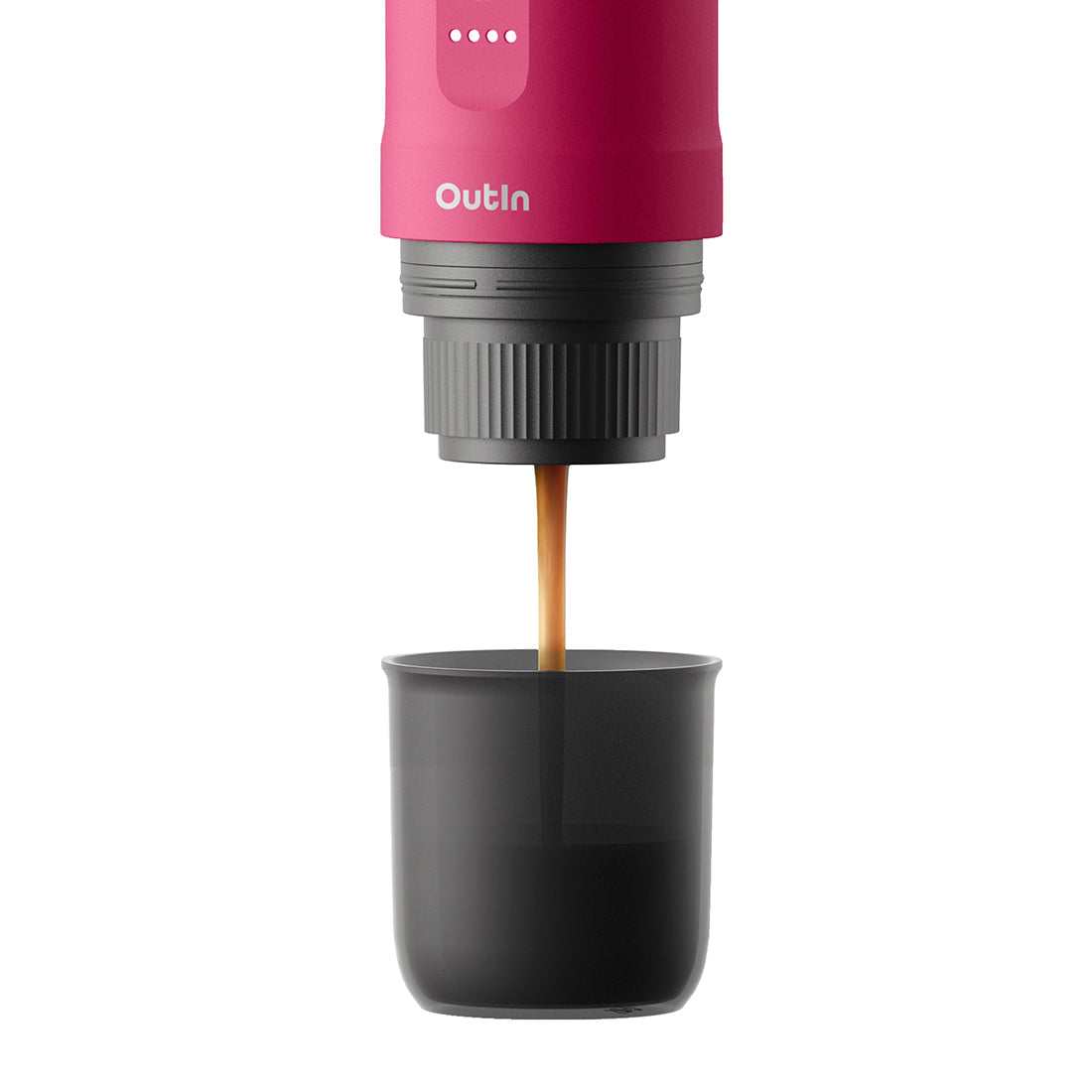 Tragbare Nano-Espressomaschine (Crimson Red)